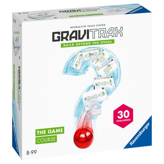 Joc de constructie Gravitrax - The Game Course, set de baza cu 32 piese si 30 de provocari incluse