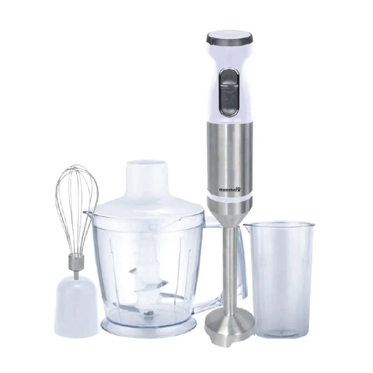 Blender vertical de mana profesional, Hausberg HB-7700, 4 in 1, Cana 1000ml, Tel, Tocator, putere 1000 W