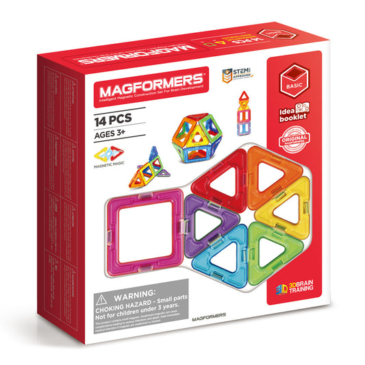 Mágneses építőjáték Magformers - 14 db