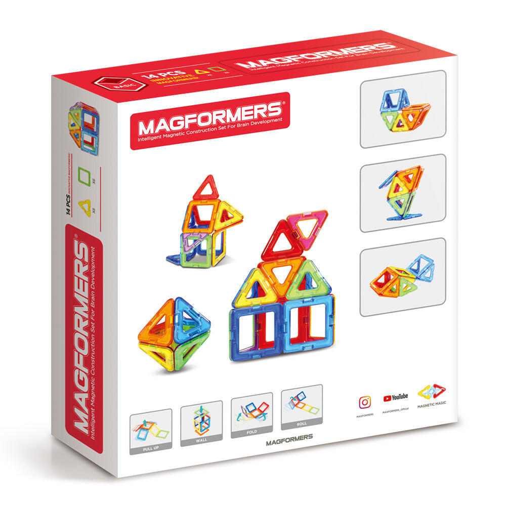 Магнитна конструкторска игра Magformers - 14 бр