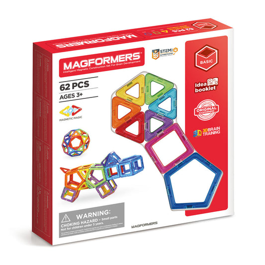 Mágneses építő játék Magformers - 62 db