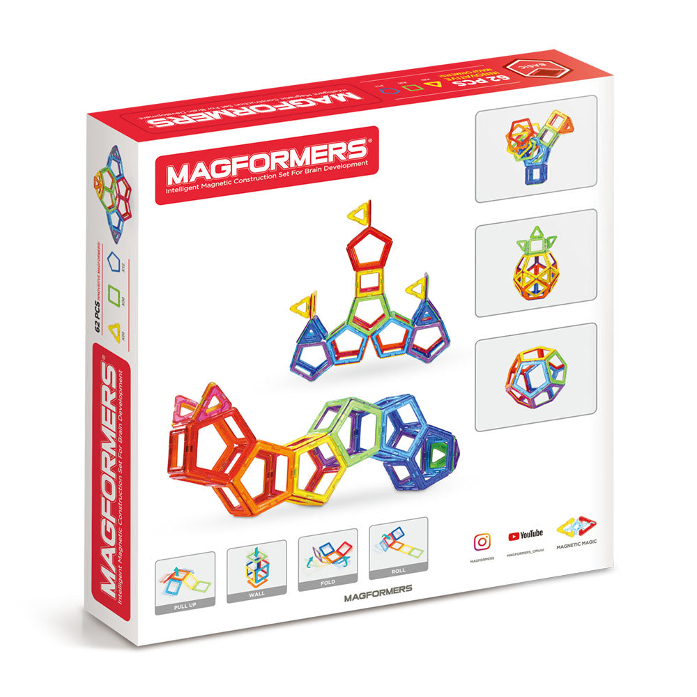 Магнитна строителна игра Magformers - 62 бр