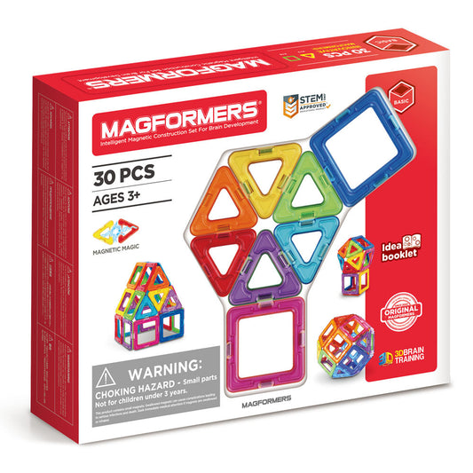 Mágneses építőjáték Magformers - 30 db