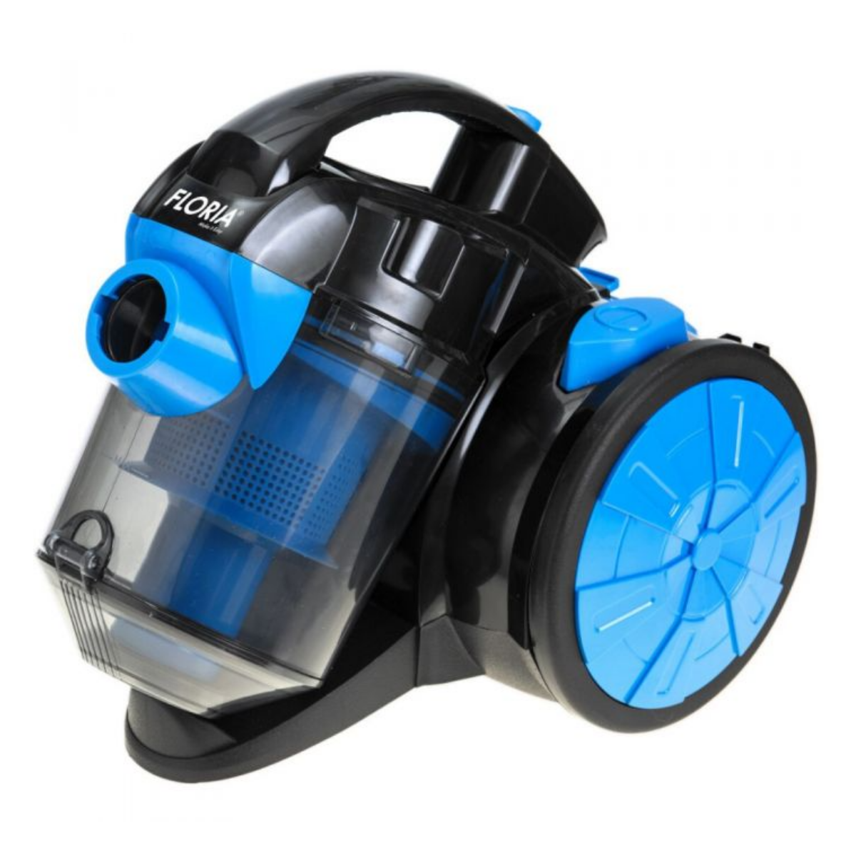 Aspirador sin bolsa FLORIA ZLN-3468, azul-negro, filtro HEPA 13, filtración ciclónica, capacidad de recogida 1,5L, potencia 700W,