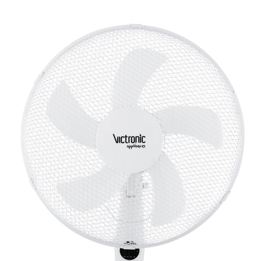 Fußventilator, mit Fernbedienung, 40 cm, 3 Geschwindigkeitsstufen, 40 W, Victronic SF1631