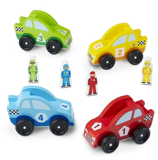 Holzrennwagen-Set von Melissa und Doug