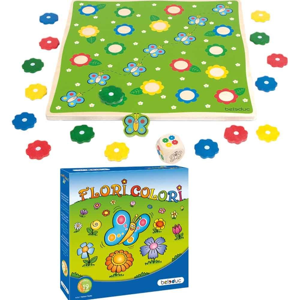 Gioco di fiori colorati di Beleduc