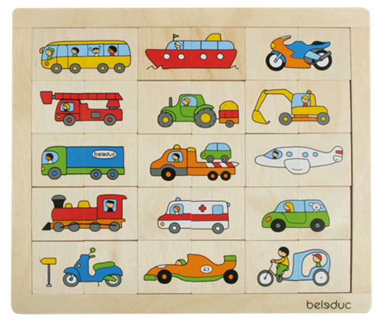 Puzzle Mezcla y combina Transporte