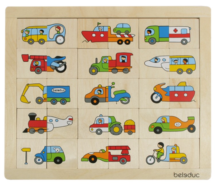 Puzzle Mezcla y combina Transporte