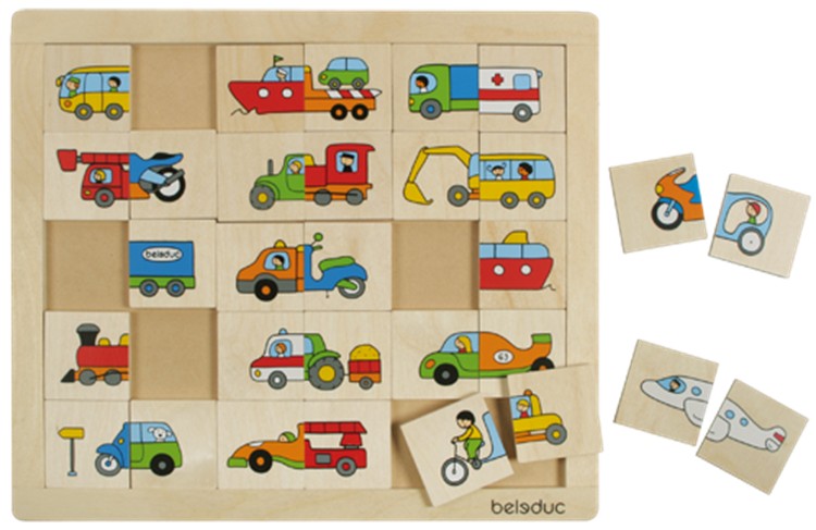 Puzzle Mezcla y combina Transporte