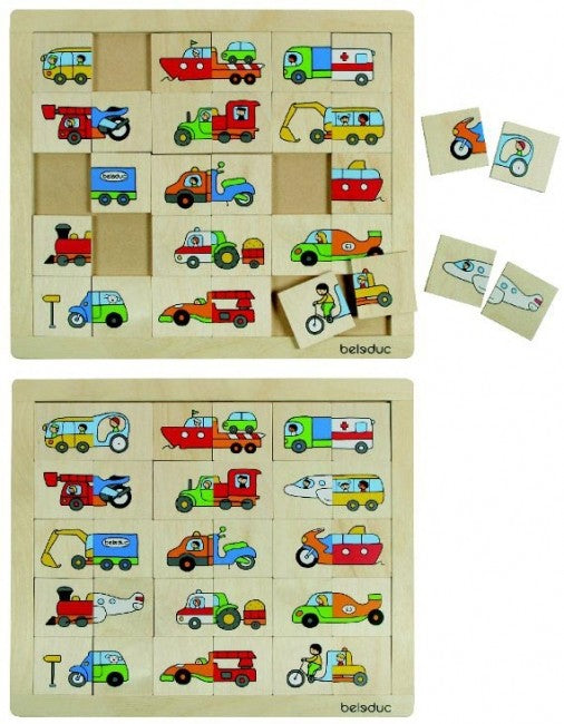 Puzzle Mezcla y combina Transporte