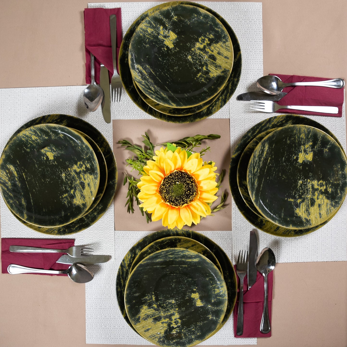 Scopri l'eleganza con il set da cucina, per 4 persone, 45 pezzi