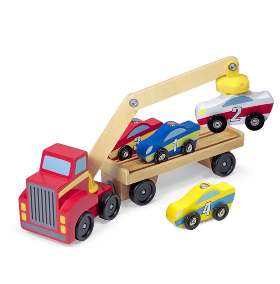 Автовоз с магнитен асансьор Melissa and Doug