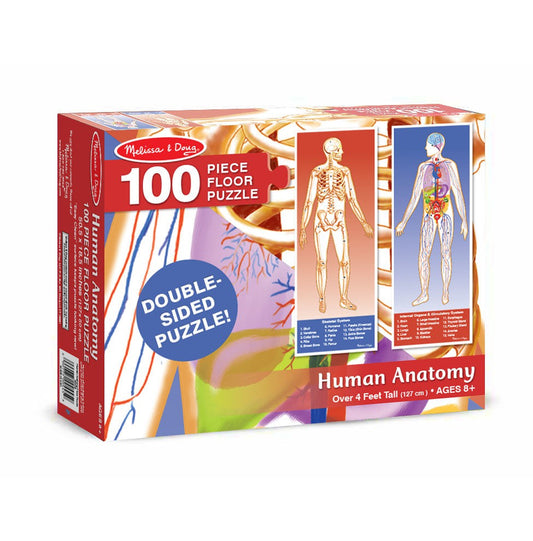 Melissa e Doug Puzzle sul pavimento del corpo umano