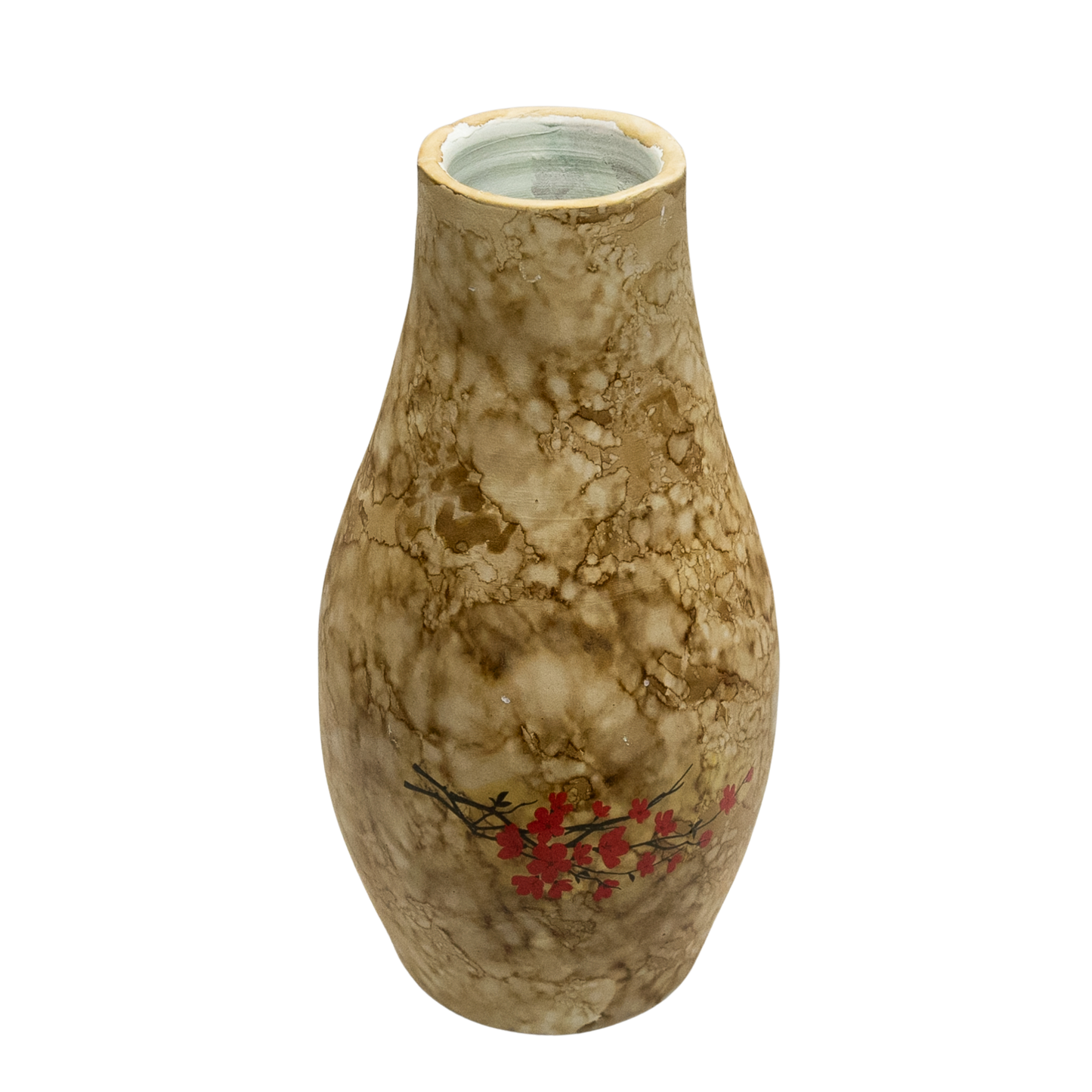 Vase mit Brauntönen