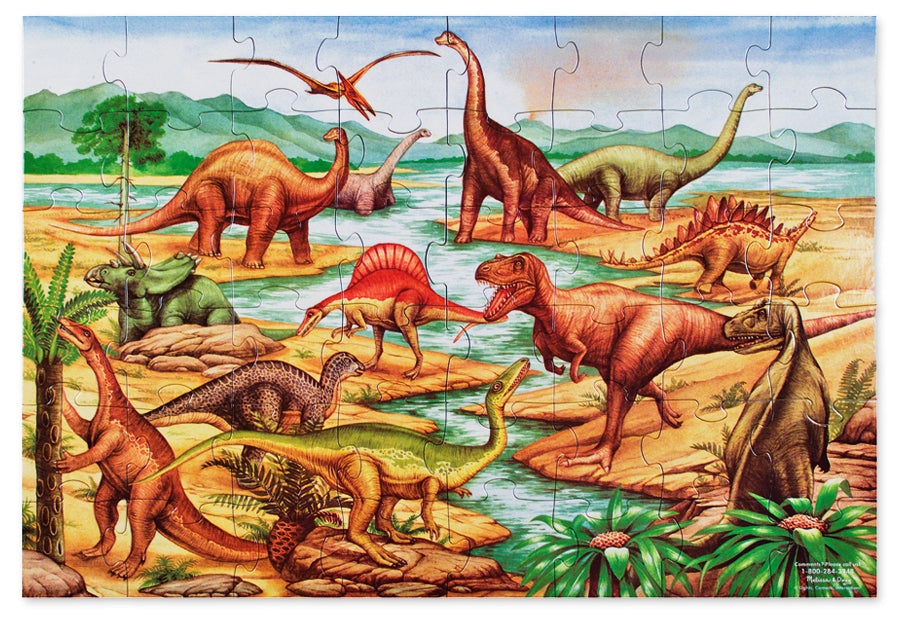 Puzzle da pavimento con dinosauro di Melissa e Doug