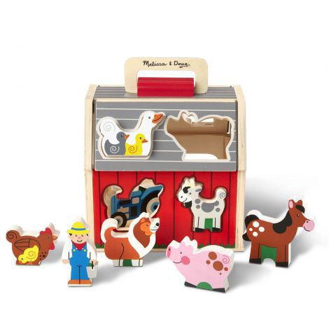 Sortator de forme Ferma animalelor - Melissa & Doug