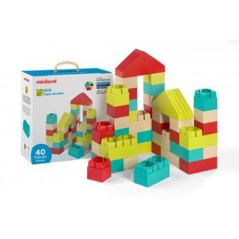 Конструкторска игра Eco Kim Blocks 40 бр