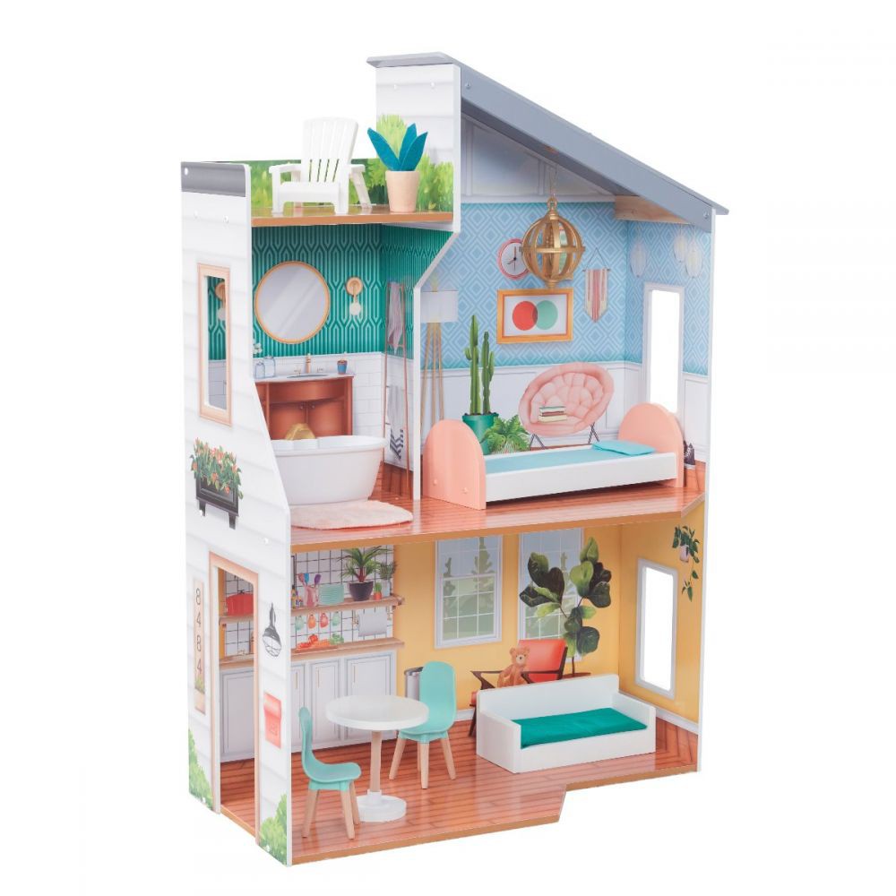 Wooden house for Emily dolls