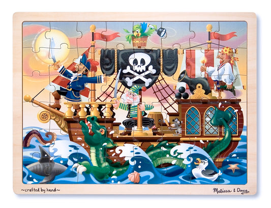 Melissa e Doug - Puzzle in legno Avventura Pirata