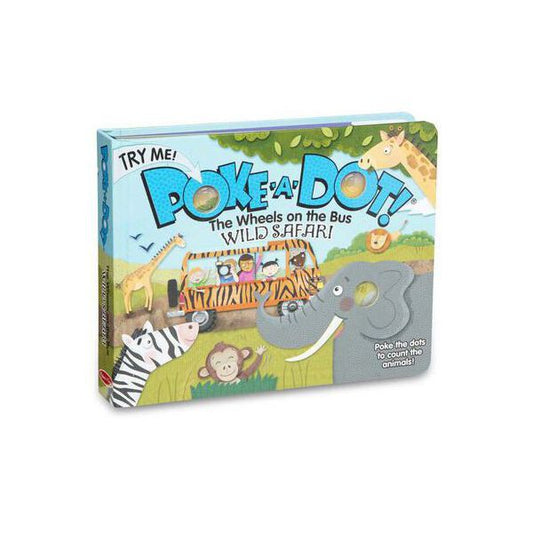 Детска книга Safari Caravan - Poke-a-Dot Melissa & Doug