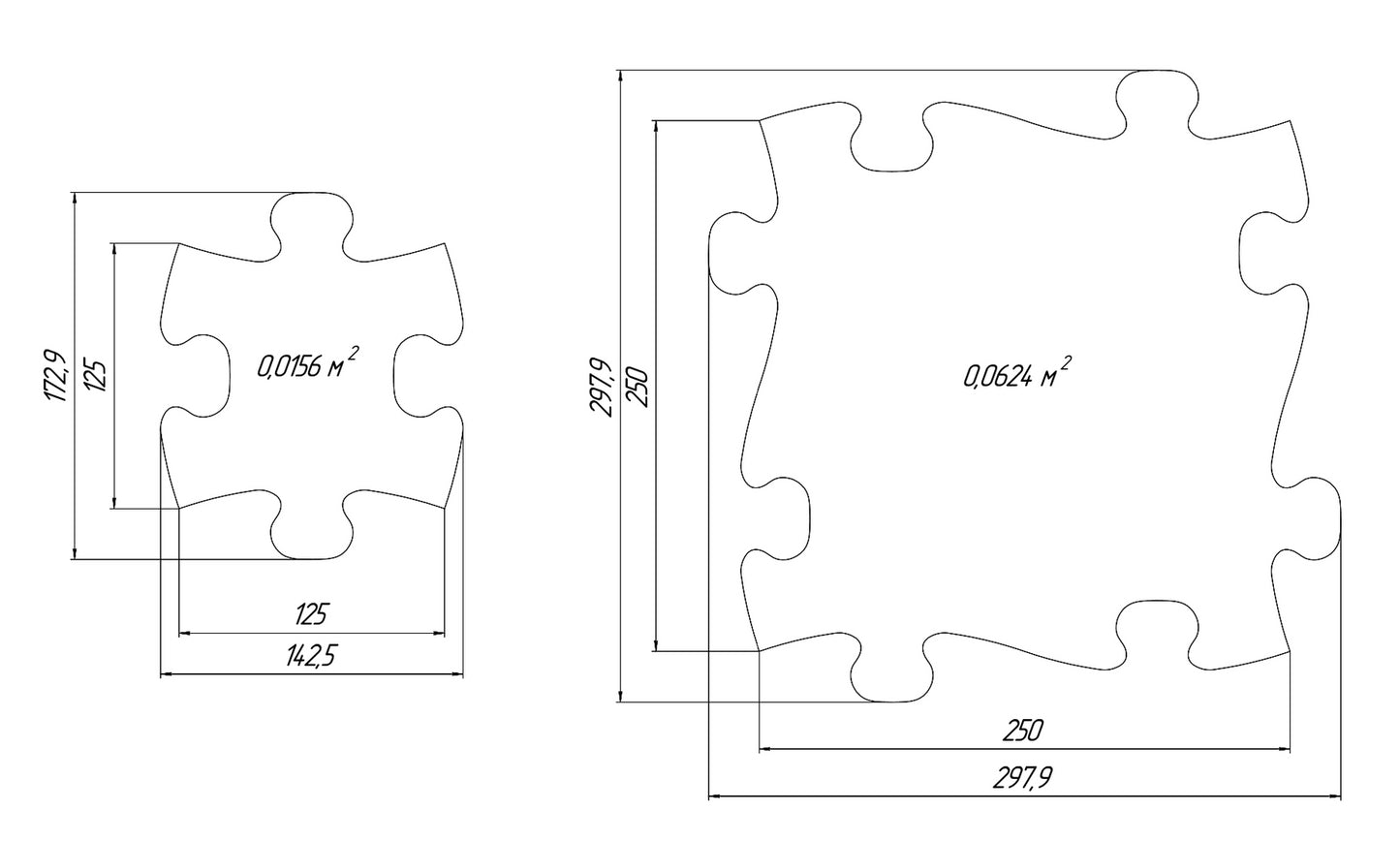 Covoras ortopedic senzorial puzzle Set XXL A Muffik