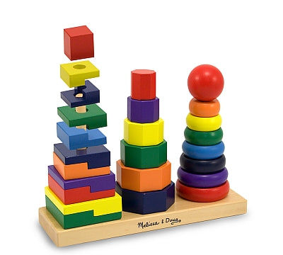 Forme geometriche impilabili di Melissa e Doug