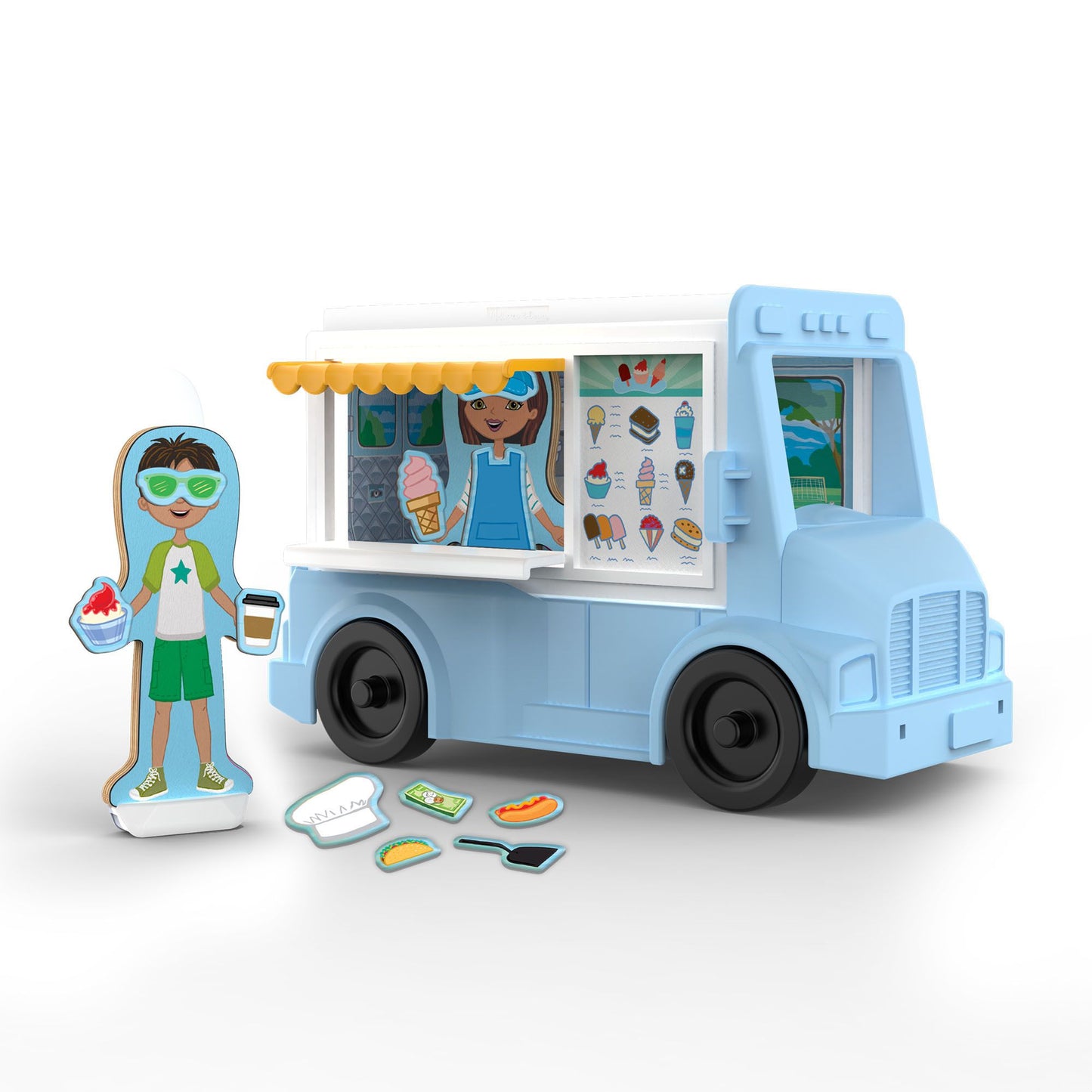 Set de joaca magnetic Food Truck- Melissa & Doug