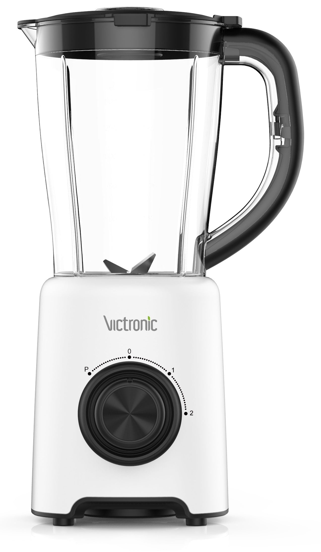 Batidora eléctrica, 500W, con vaso de plástico 1,50 l, Victronic VC3614