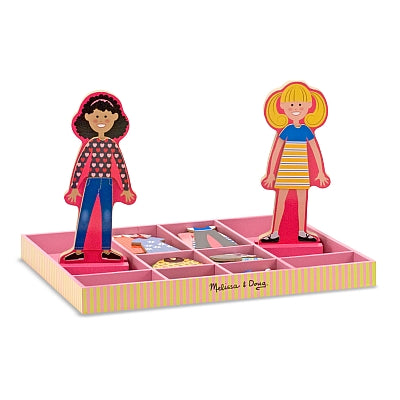 Holzspiel Dress up Abby und Ema Melissa und Doug