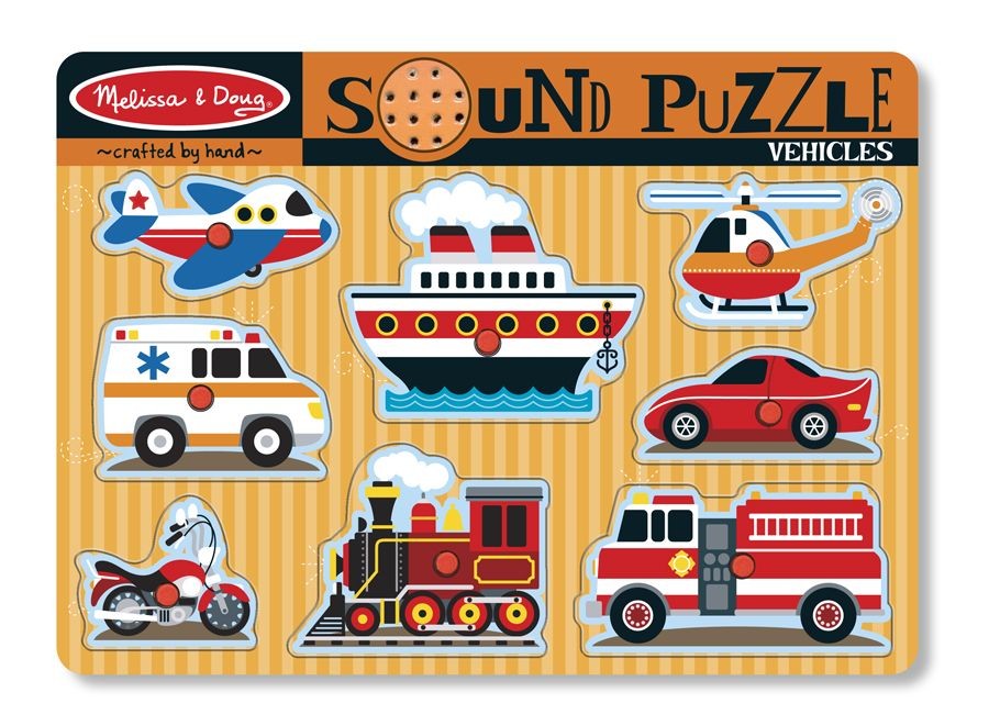 Melissa e Doug Puzzle con suoni del veicolo