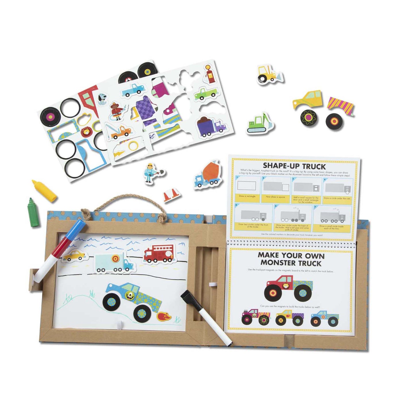 Комплект за създаване на камиони - Melissa & Doug