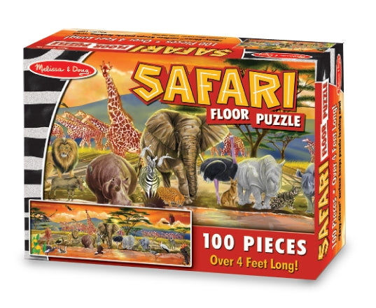 Puzzle da pavimento Melissa e Doug Safari 100 pezzi