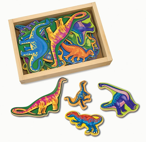 Dinosauri in legno di Melissa e Doug con magneti