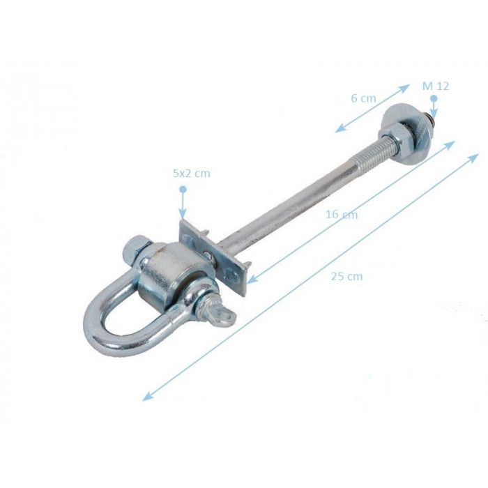 Sistema di fissaggio a culla tipo D+ 16 cm