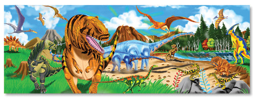 Melissa&Doug - Puzzle da pavimento Il Regno dei Dinosauri 48 pz