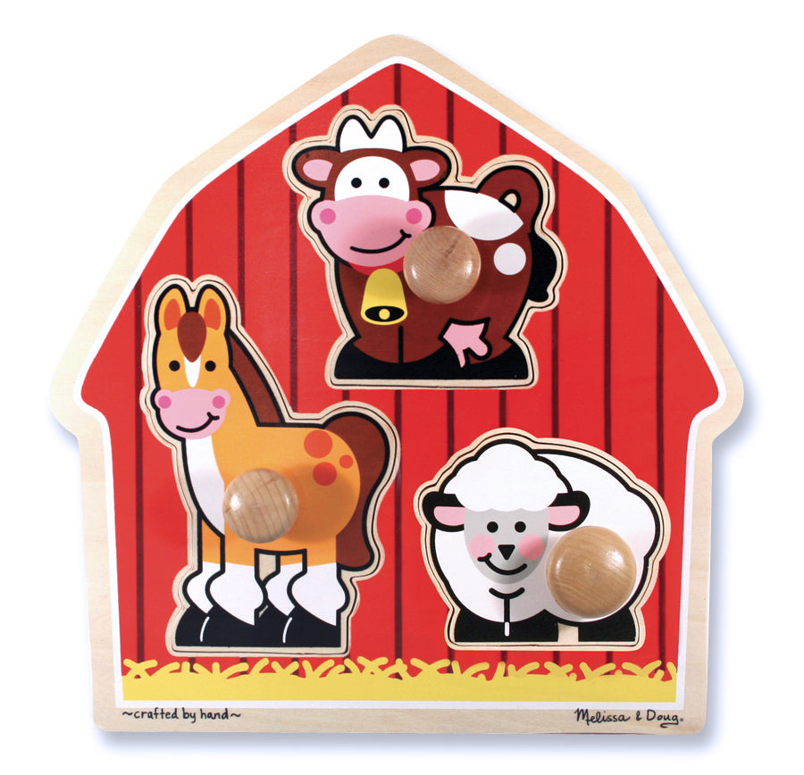 Jumbo-Holzpuzzle Melissa und Doug Farm