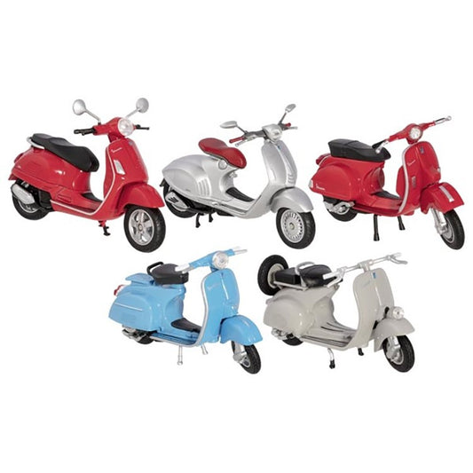 Излят под налягане мотоциклет Vespa в мащаб от 1 до 18