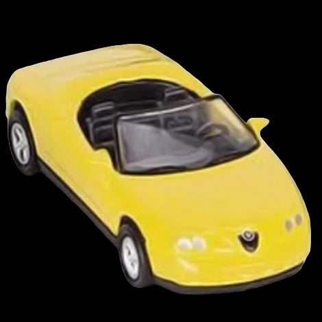 Masinuta Die Cast 7.5 Cm, Scara 1:60, Alfa Romeo Galben