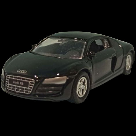 Masinuta Die Cast 7.5 Cm, Scara 1:60, Audi negru