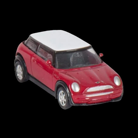 Coche Die Cast 7,5 Cm, ​​Escala 1:60, Mini Cooper