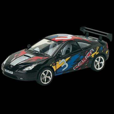 Coche de carreras fundido a presión, escala 1:36, 12,5 cm, Toyota Celica