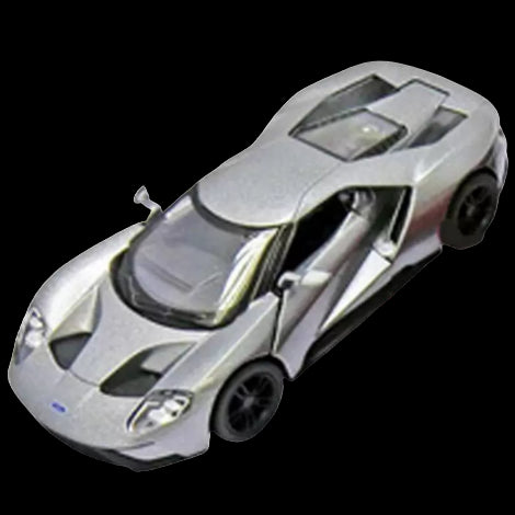 Coche en miniatura Ford GT 2017, escala 1:38, 12,5 cm, gris