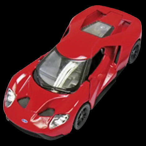 Die Cast Ford GT 2017, Escala 1:38, 12,5 Cm, ​​rojo