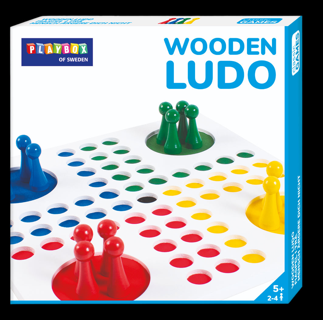 Joc educativ din lemn Ludo