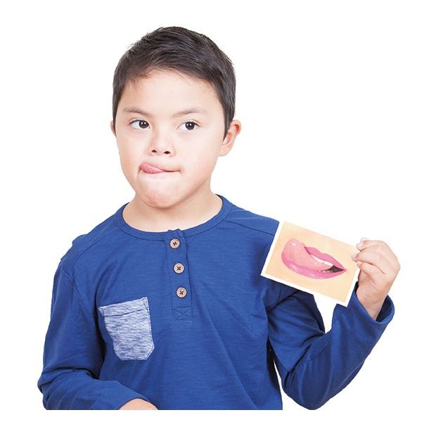 Cards for oral motor therapy - Speech therapy