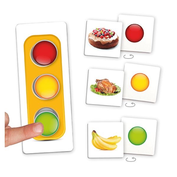 Educational game Semaphore of healthy eating