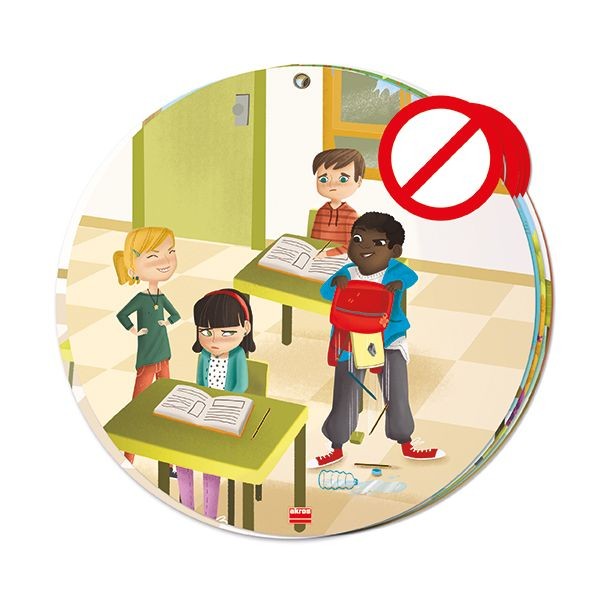 Set 6 postere educative Anti-bullying pentru gradinita si scoala