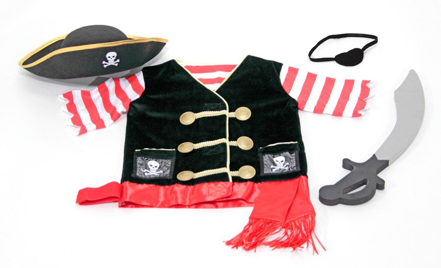 Costume di carnevale per bambini da pirata di Melissa e Doug