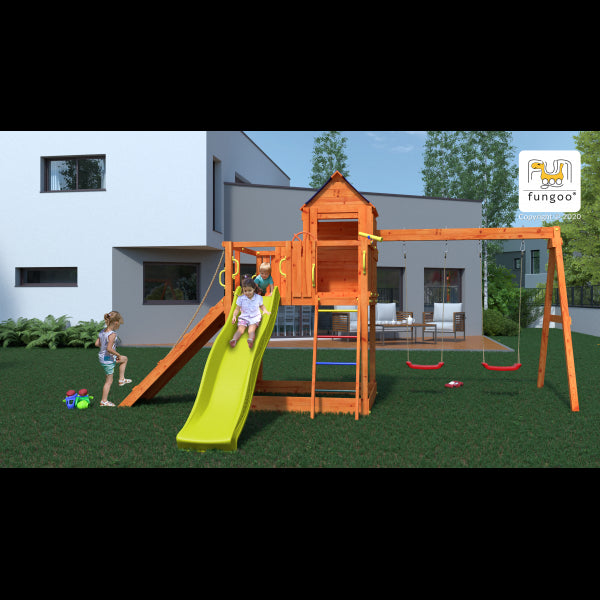 Wooden play complex 7in1 Fungoo Treehouse